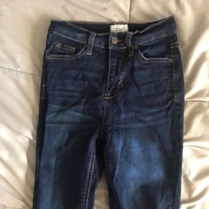 celebrity pink blue skinny jeans